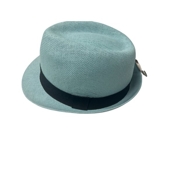 Cuban Style Black Ribbon Hat - Picture 2 of 4